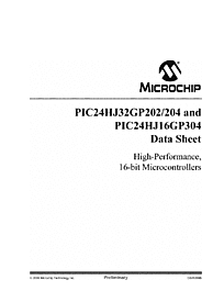 DataSheet PIC24HJ32GP202 pdf